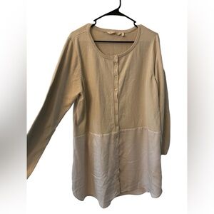 - Soft‎ Surroundings Mariam Mixed Media Cardigan Tan Size 1x
